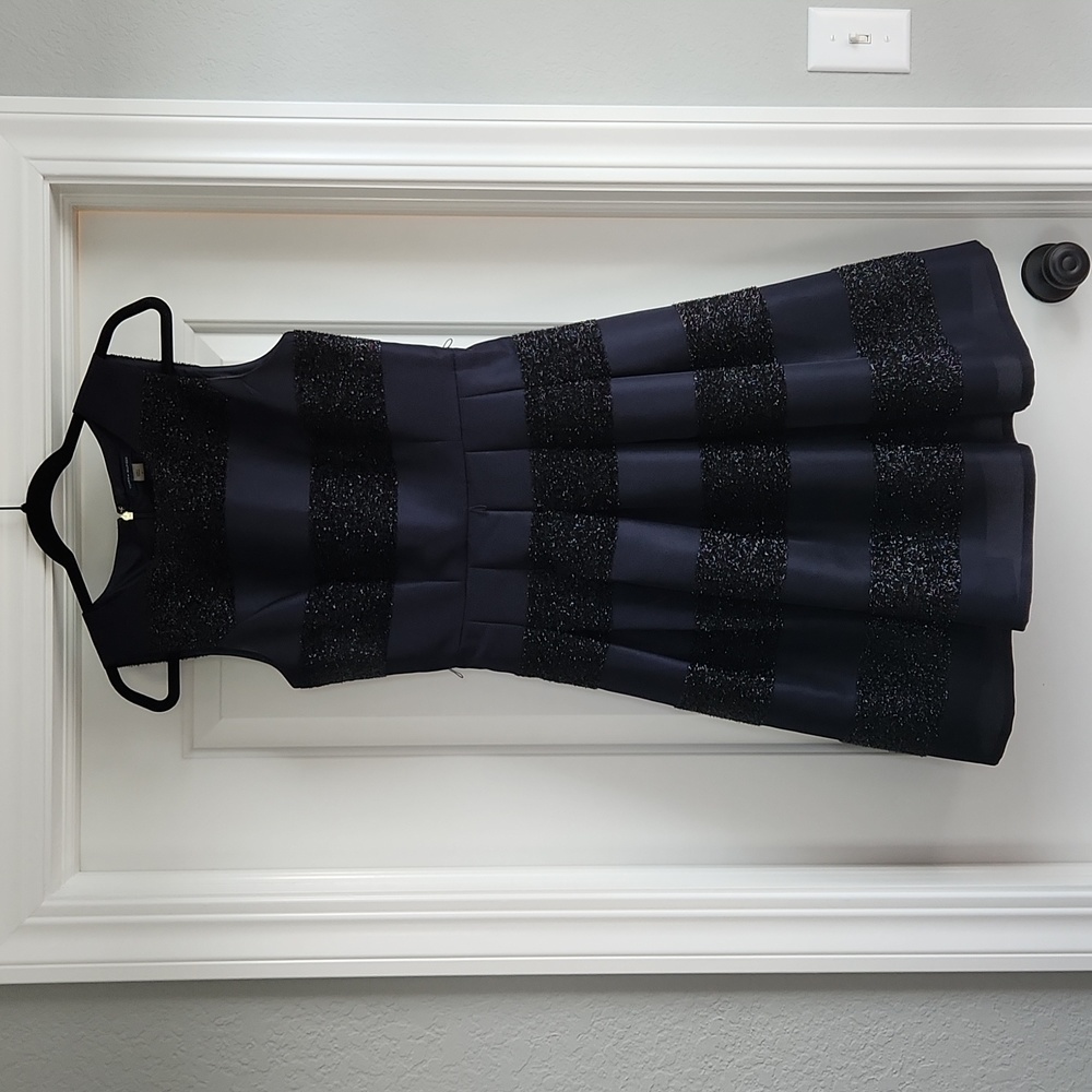 Tommy Hilfiger Navy and Black Cocktail Dress